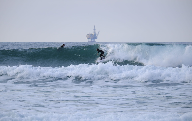 extreme sports, clear sky, water, platform, 4K, waterfront, men, estados unidos, sky, outdoors, sea, wave, adventure, lifestyles, day, power in nature