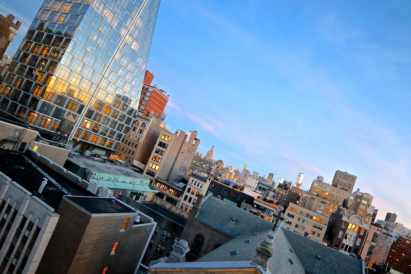 architecture, skyscraper, view, tall - high, one world trade, sunlight, residential district, city, sky, clear sky, building exterior, apartment, chelsea