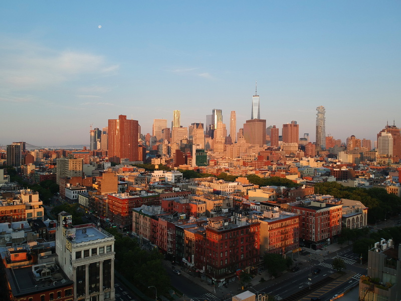 office building exterior, urban, new york, landscape, residential district, architecture, built structure, day, building exterior, concrete jungle, high angle view