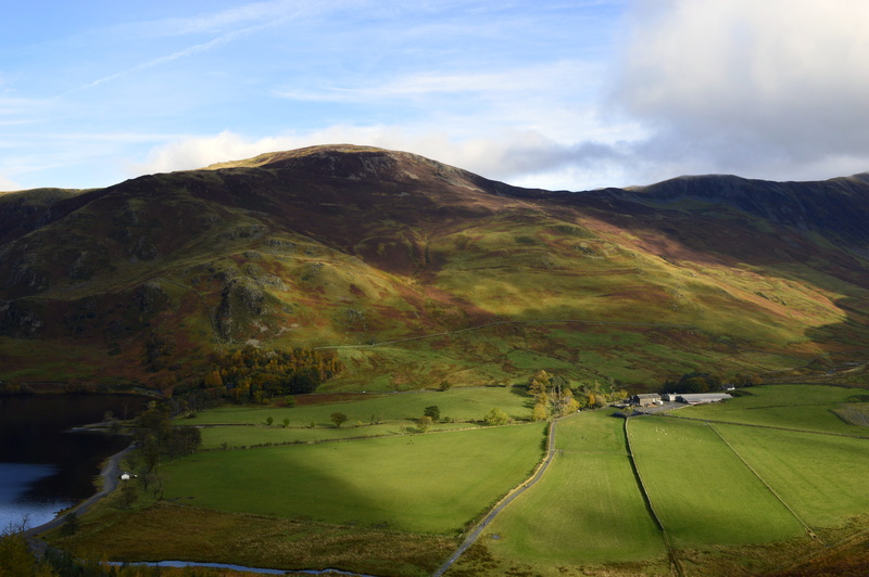 landscape, Uk, sky, scenics, England, Cumbria, outdoors, english, mountain, non-urban scene, british, cloud - sky, green color, lake district, rural, country