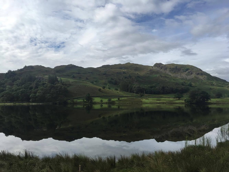 reflection, reflection lake, tree, plant, scenics - nature, landscape, non-urban scene, lake, nature, 720P, Lake District, cloud - sky, water, sky, tranquility