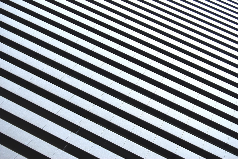 full frame, stripe, black-and-white, repetition, even, striped, orderly, regular, backgrounds, textile, built structure, no people, zebra stripes, architecture