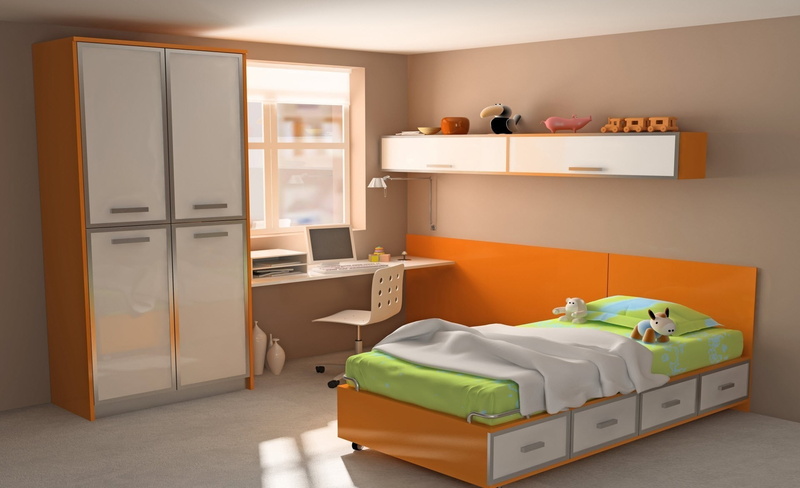 door, 1080P, mattress, refrigerator, architecture, open, luxury, orange, furniture, home Interior, empty, pillow, elegance, bedding, room, night Table
