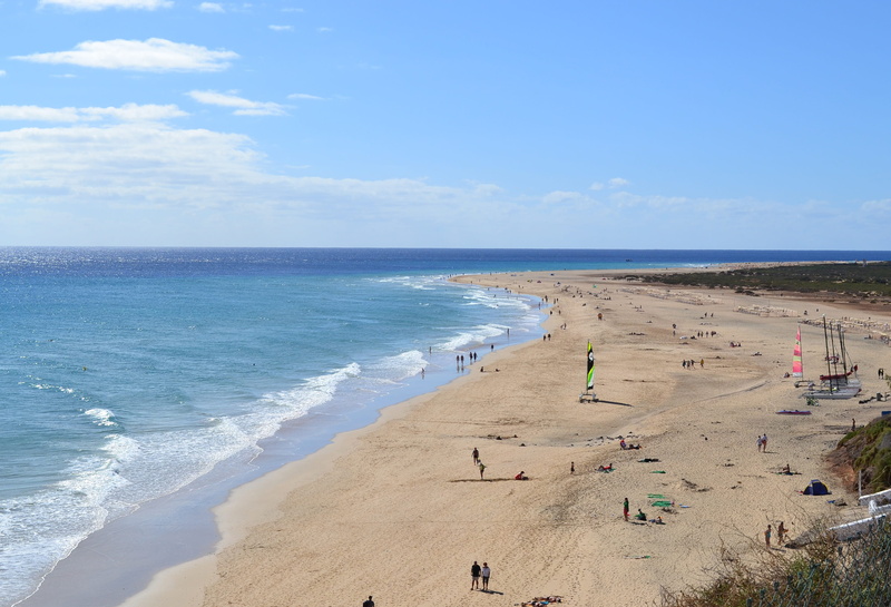 tranquility, Fuerteventura, land, day, Spain, scenics - nature, beach, outdoors, nature, horizon over water, sky, water, motion, sea, jandia, trip, sand