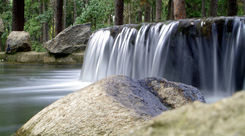 day, long exposure, the brook, Water, beauty in nature, flowing, torrent, power in nature, blurred motion, motion, landscape, plant, water, the beauty of nature