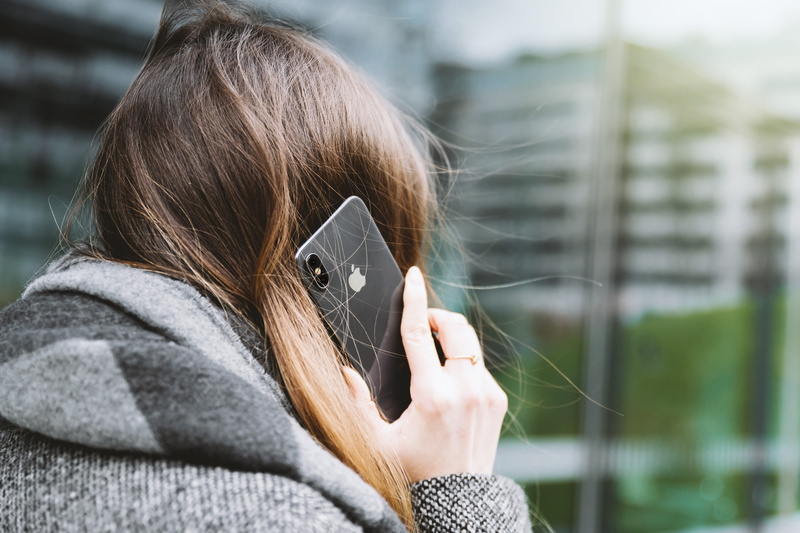 4K, cell, hairstyle, holding, mobile phone, headshot, woman, view, hair, human hair, talking, portrait, day, technology, women, long hair, wireless technology