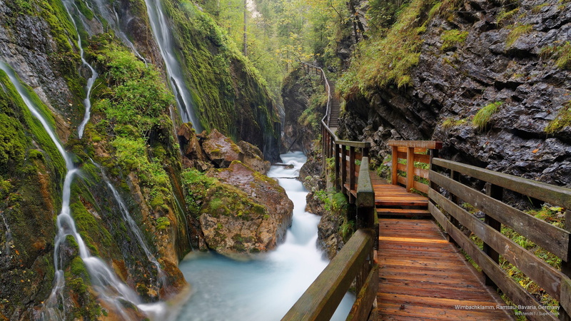 bavaria, 2K, ramsau, Nature, germany, wimbachklamm