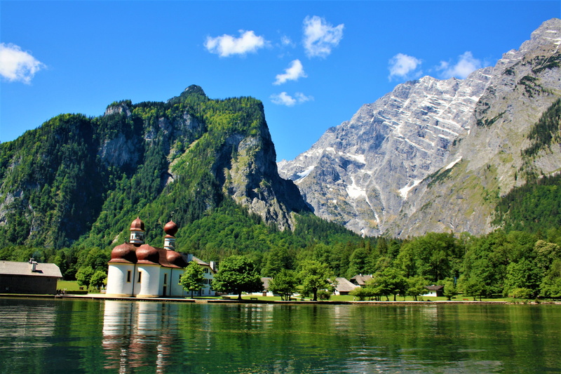 nature, water, mountain range, königssee, day, couple - relationship, alpine, upper bavaria, watzmann, bergsee, plant, sky, people, mountain, men, mountains