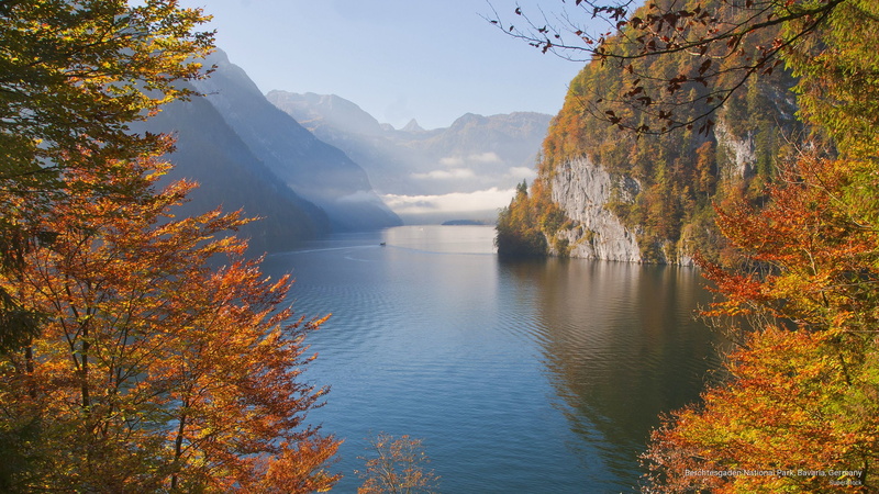 Fall, 2K, germany, berchtesgaden, park, bavaria, national