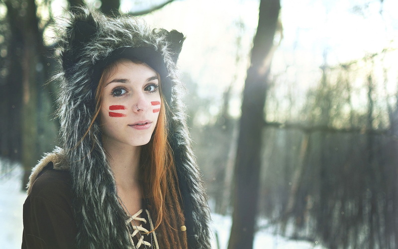 brunette, Fennek Suicide, fashion, women, clothing, long hair, portrait, outdoors, beauty, young women, adult, warm clothing, hair, beautiful woman, one person