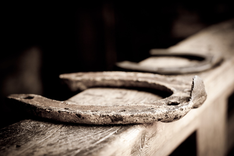 old, lucky charm, art and craft, western, close-up, workshop, horseshoes, musical equipment, craft, lucky, simplicity, indoors, horse shoe, luck, design