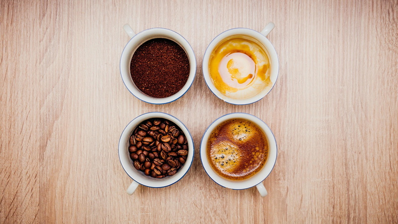 brown, cups, 4K, cup, coffe