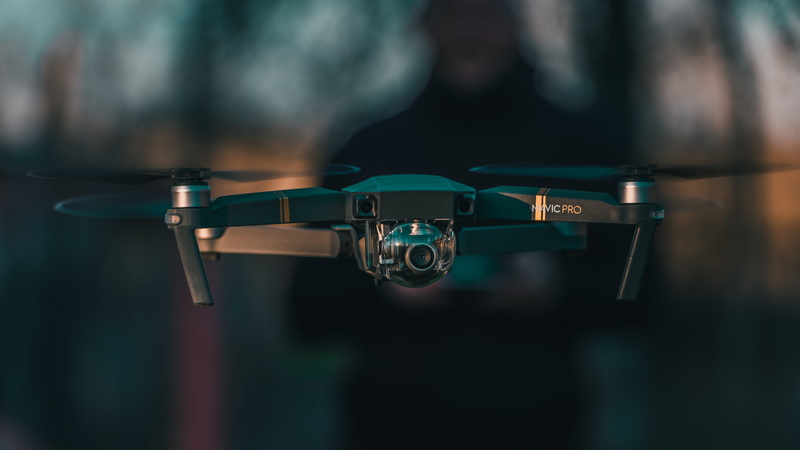 quadcopter, photography themes, black, gear, close, motion, toy, connection, close-up, metal, single object, day, technology, equipment, safety, shallow