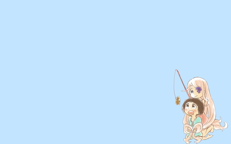 childhood, leisure activity, human representation, sky, day, outdoors, clear sky, blue, Mankanshoku Mako, illustration, representation, standing, copy space