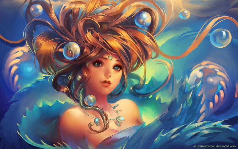 hd, 1080P, art, nature, blue, x, eyes, Dress, flowers, bottomless, girls, anime, original
