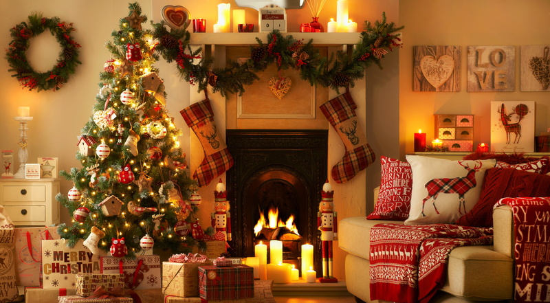home Interior, fireplace, illuminated, interior, lighting Equipment, christmas Lights, no People, christmas Stocking, christmas Present, love, humor, december