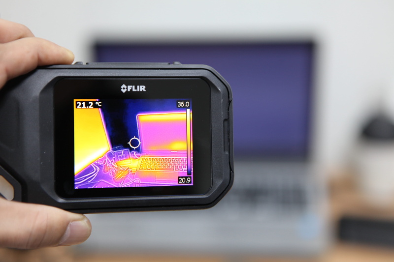 the thermal imaging camera, connection, wireless technology, hand, one person, human hand, touch screen, body part, thermal imaging camera, human limb