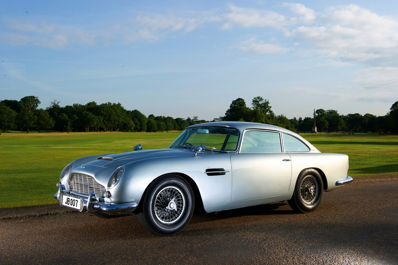 DB5, 4K, grey, 1964, Aston Martin, the James bond car, classic