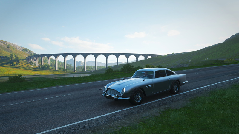 bond, forza, aston martin db5, 4K, aston martin, forza horizon 4