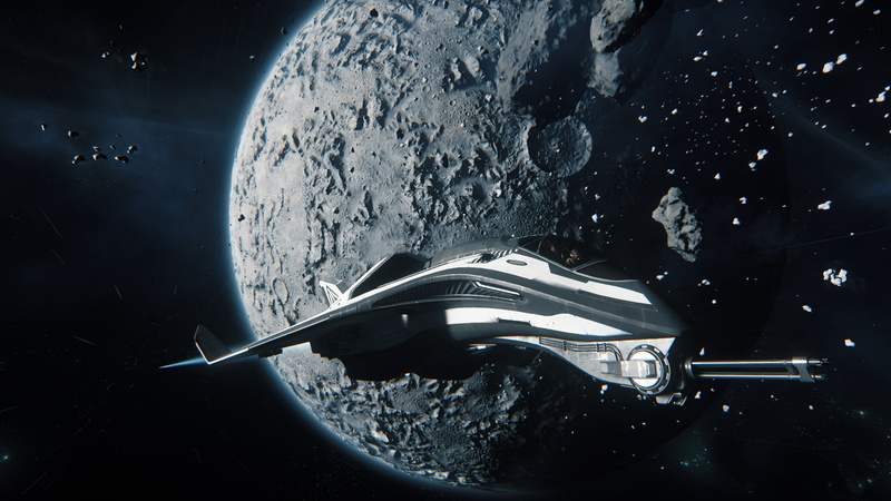 outdoors, close-up, beauty in nature, space, silver colored, Star Citizen, nature, dark, night, water, spoon, kitchen utensil, spaceship, Avenger, cold temperature