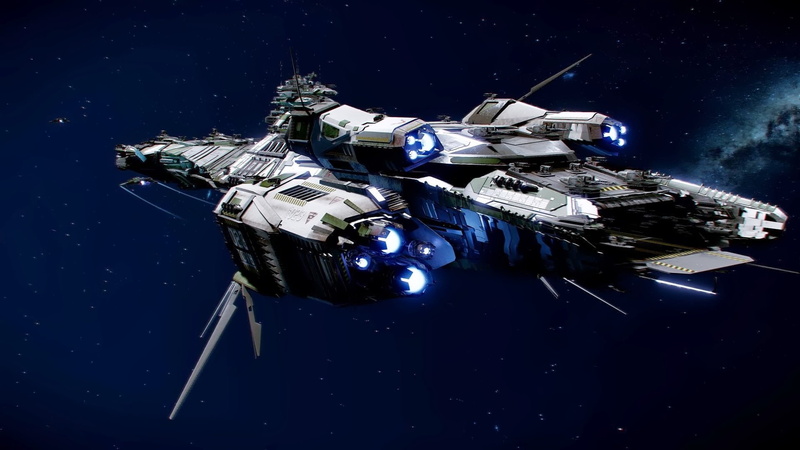 1080P, space, spaceship, Star Citizen, Bengal-class Carrier