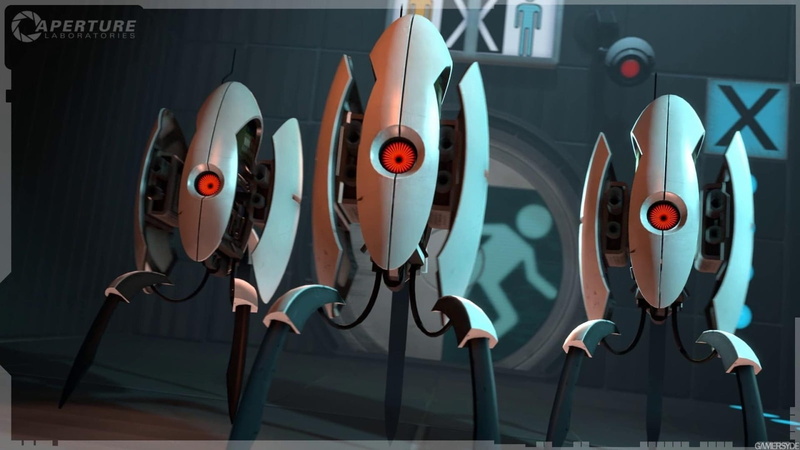 portal, video games, turret, hd, sentry, 720P