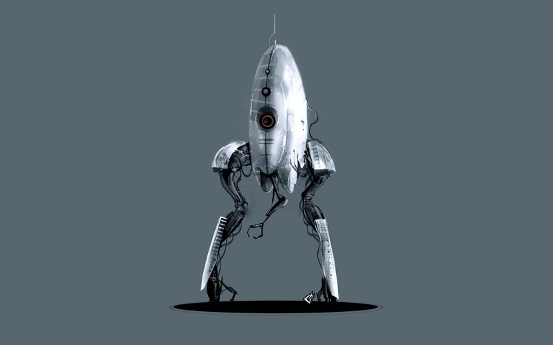 hd, drawing, turret, video games, portal, 1080P