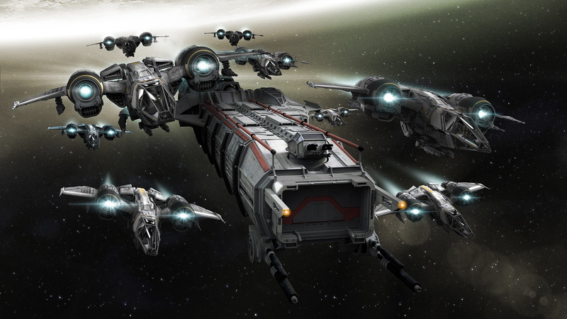 Drake Buccaneer, 1080P, Space ship, Drake Caterpillar, Star Citizen