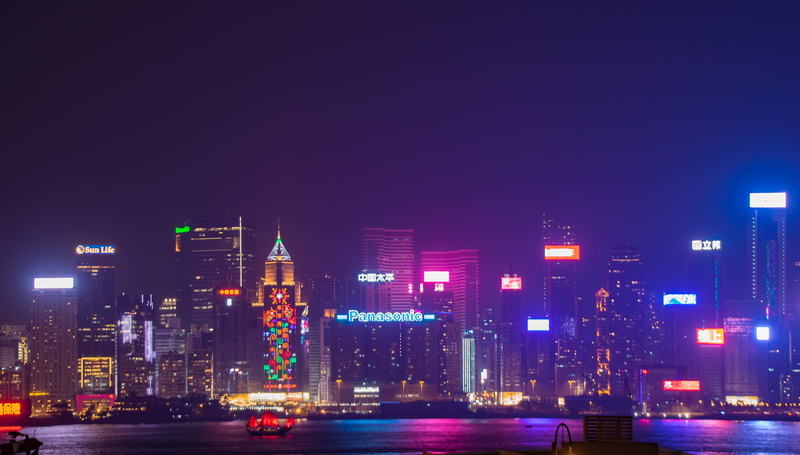 2K, hong kong, landscape, street, office building exterior, city, building, skyscraper, built structure, urban skyline, financial district, no people