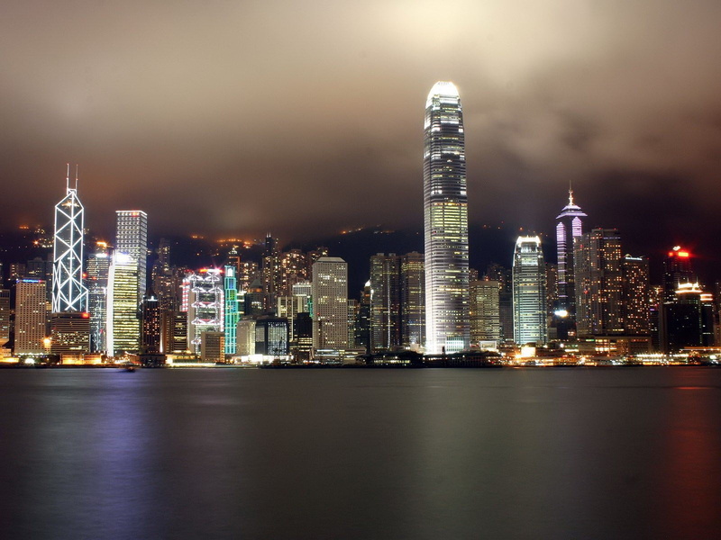 residential district, dusk, urban Skyline, famous Place, china - East Asia, victoria Harbour - Hong Kong, skyscraper, building Exterior, modern, outdoors