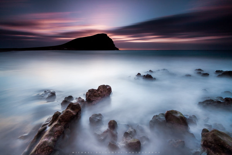 seascape, canary  islands, clouds, Playa, rock - Object, hoya, outdoors, mountain peak, Beach, sea, canarias, landscape, mountain, sunrise, coastline, scenics
