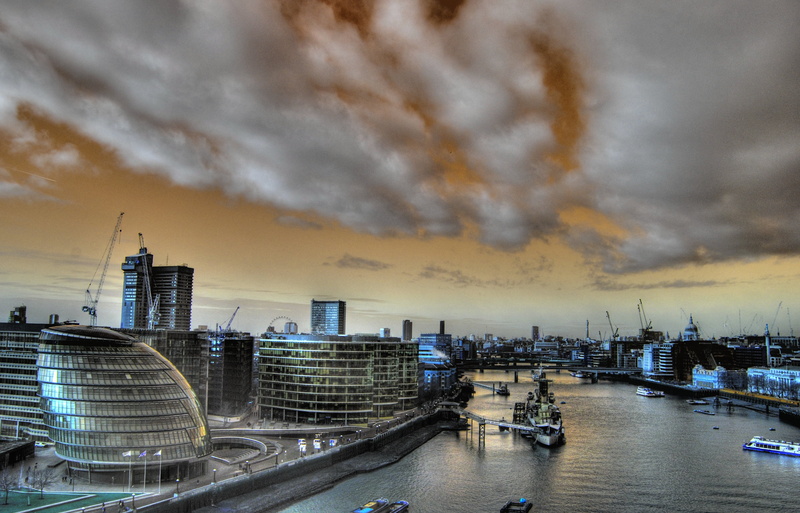 london, urban Skyline, 2K, architecture, tower, photography, clouds, wide, river, londra, bridge, near, cityscape, city, urban Scene, cloud - Sky, thames River