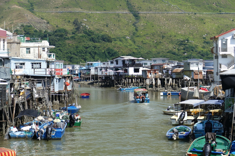 waterfront, China, residential district, fischer, built structure, architecture, Lantau, building exterior, boot, travel, 5K, water, live, nautical vessel