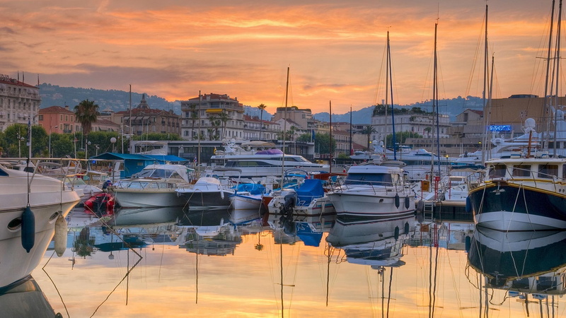 1080P, harbor, France, ports, Cannes
