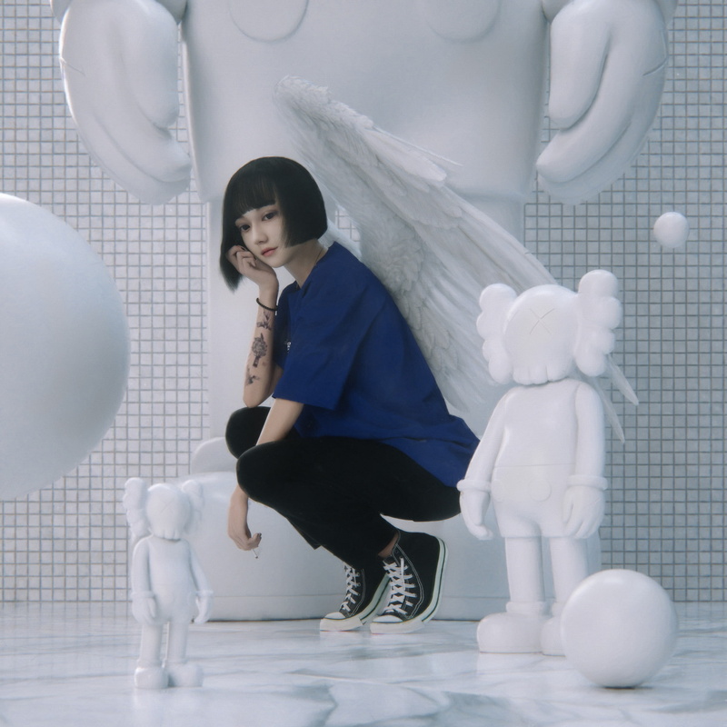 full length, cigarettes, indoors, white color, childhood, 1080P, 3D, wings, real people, leisure activity, representation, lifestyles, concept art, sitting