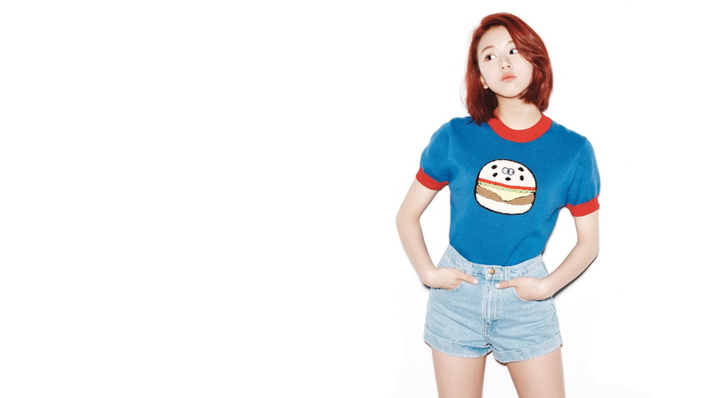 Shorts, Singer, K-Pop, Korean, Chaeyoung (Singer), Brown Eyes, Redhead, 1080P, Band (Music), Twice, Woman, Asian