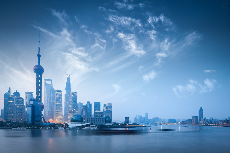 office building exterior, 4K, building exterior, skyscraper, Shanghai, urban skyline, spire, modern, cityscape, landscape, outdoors, water, tall - high