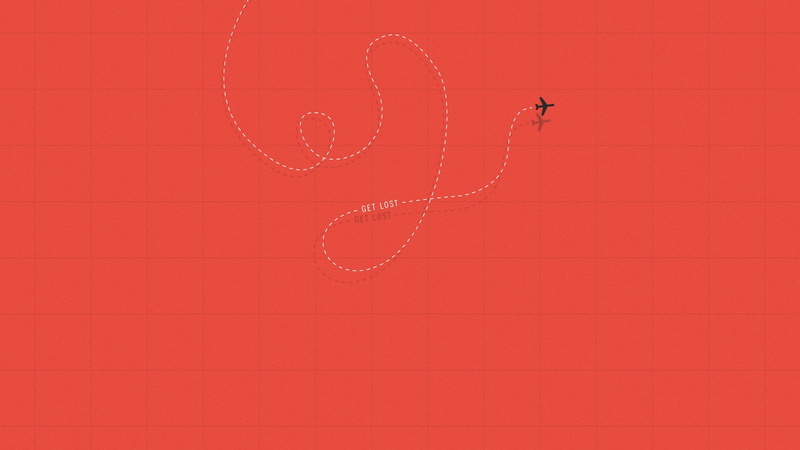 lines, simplicity, full length, aircraft, orange color, minimalism, emotion, digital art, abstract, copy space, red background, one animal, invertebrate