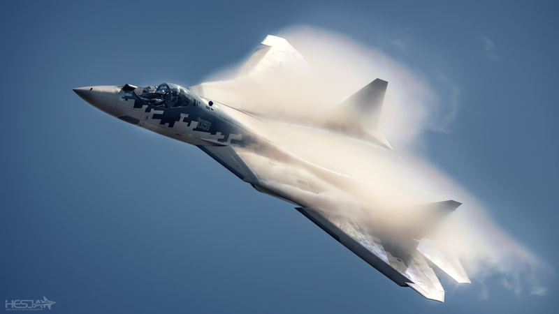 Su-57, T-50, MAX, 1080P, Pilot, Cockpit, HESJA Air-Art Photography, Videoconferencing Russia, The Effect Of Prandtl — Glauert, PAK FA