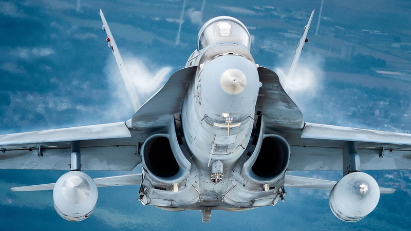 1080P, The Effect Of Prandtl — Glauert, ILS, The air force of Spain, Cockpit, F/A-18 Hornet, Fighter, PTB