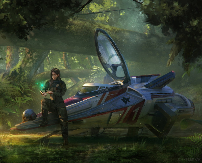 Pilot, Spaceship, Woman, 1080P, Sci Fi, Girl