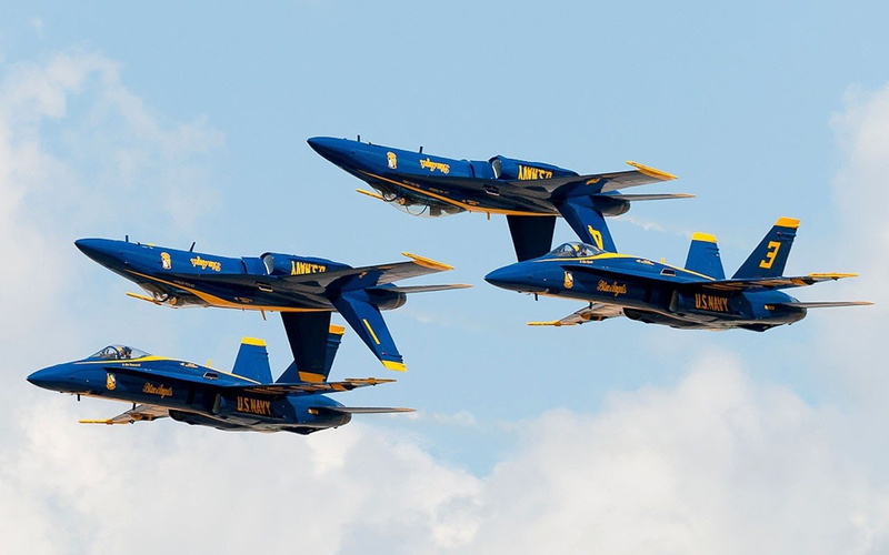 18 hornet, aircraft, 720P, mcdonnell douglas f, a, Blue Angels