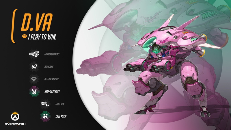 Overwatch, Blizzard Entertainment, D.Va (Overwatch), video games, 1080P