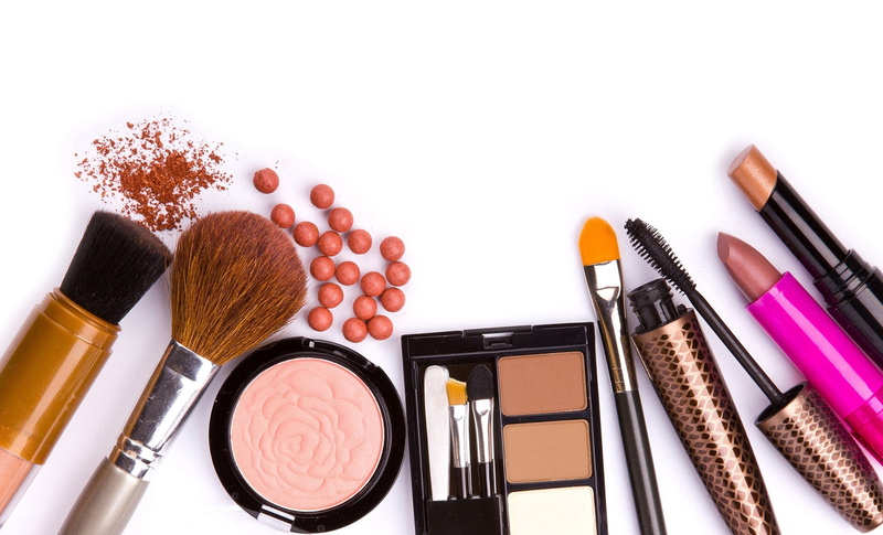 cosmetics, 1080P, lipstick, shadows, mascara, brush