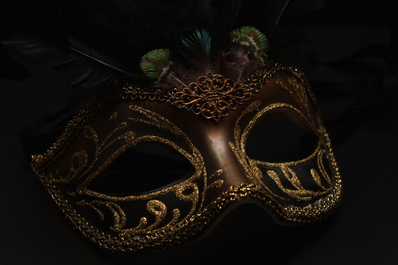 jewelry, celebration, shiny, cute, costume, masquerade, mask, close, studio shot, human, romance, venice - Italy, elegance, close-up, luxury, disguise
