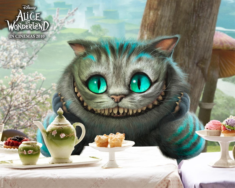 Alice in Wonderland (2010), Cheshire Cat (Alice in Wonderland), Movie, 720P