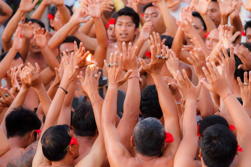 limb, arms raised, crowd, uluwatu, celebration, human body part, excitement, bali, dance sideshow, feuertanz, traditionally, togetherness, emotion, cheerful