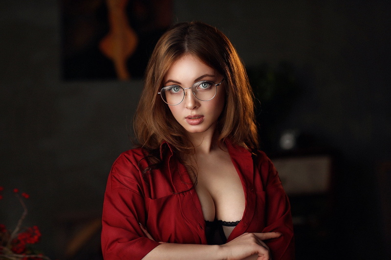 Dmitry Arhar, 1080P, glasses, girl