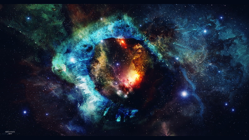 cool, galaxy Space, 1080P