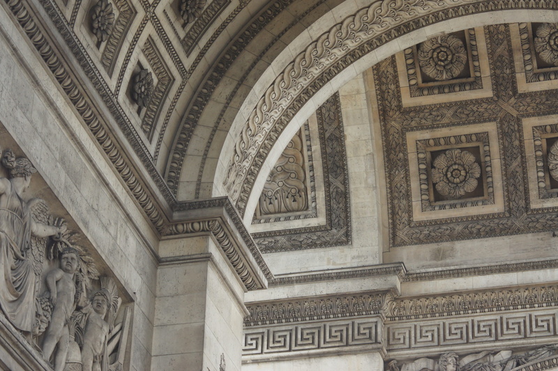 government, tourism, craft, champs-elysees, landmark, place, architectural column, pattern, carving - craft product, ornate, mural, arc de triomphe, travel